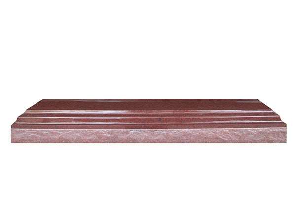 BAS052CAIR.png Base For Exg. Serp 6-0x1-2x0-8 w/Checks&Ogee India Red - Image 1