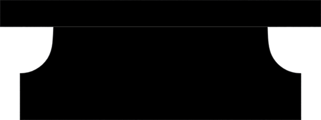 BEN148APJB.png Cremation Pedestal Bench 4-0x1-2x0-4 AP Jet Black Pedestal 3-6x0-10x1-2 w/ (2) 6"x10" Core Holes - Image 1