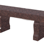 Straight Seat & Harp Leg Bench 4-0x1-2x0-4 AP Indian Mahogany (2) Harp Legs 1-0x0-4x1-2