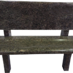 Park Bench 4-0x1-2x0-2 AP Indian Mahogany Back 4-0x0-2x1-2; (2) Legs 1-8x0-2.5x2-6