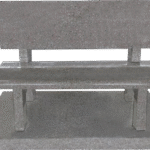 Park Bench 4-0x1-2x0-2 AP Imperial Rose Back 4-0x0-2x1-2; (2) Legs 1-8x0-2.5x2-6