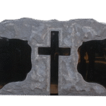 Cross Design 4-0x0-8x2-4 P2/BRP Jet Black Pol Cross and Polished front/sides as shown Back flat polish