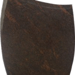 Curved Top with Chamfers 2-2x0-6x3-0 All Polished RusticBrown