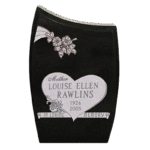 Curved Top with Chamfers 2-6x0-8x4-0 AP Jet Black