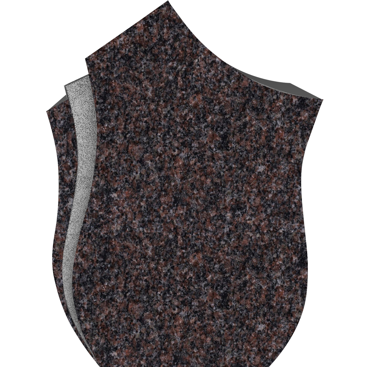 DES31357IM.png Design 31357 2-2x0-6x3-0 Custom Finish/BRP Indian Mahagony Right profile polished, Middle profile stippled front & top Left profile polished front & top, Sawn contour top - Image 1