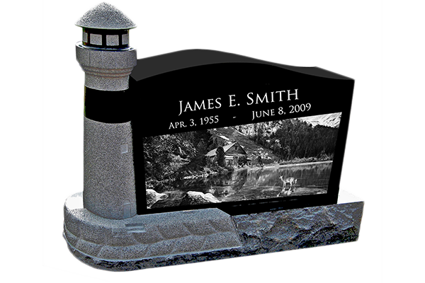 LTH147SPJB.png Lighthouse die 3-6x0-8x2-0 column 0-9.5x0-9.5x2-8 JetBlack - Image 1