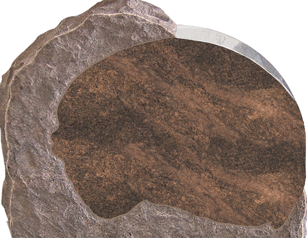 RKY103P2RU.png ROCKY 4-0X0-8X3-0 P2 Rustic Brown same rocky design on both front and back - Image 1