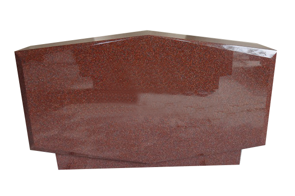 RTP037APIR_CHAMFERS.png * Rooftop w/ Chamfers 4-0x0-8x2-4 AP India Red Chamfers and 3/4" Recess on Front Only, Checks on Bottom - Image 1