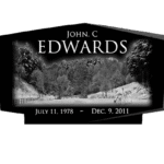 Rooftop w/ Chamfers 4-0x0-8x2-4 AP Jet Black Chamfers and 3/4" Recess on Front Only, Checks on Bottom