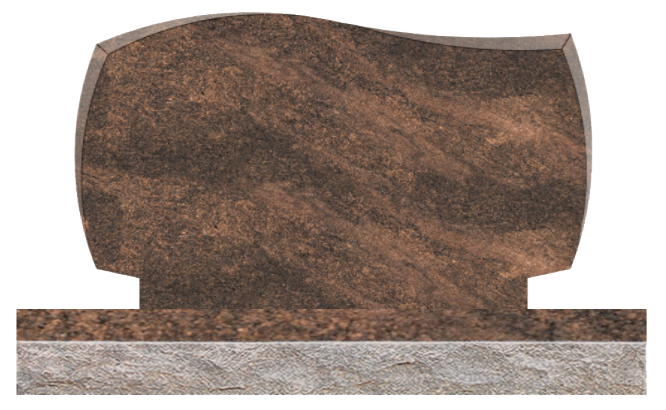 SCH037APRU.png Special Serptop Design 4-0x0-8x2-4 AP Rustic Brown Chamfers on front only, checks - Image 1