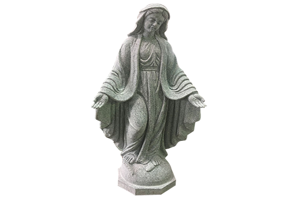STA088CALG_MARY.png Mary Statue 1-0x0-6x2-0 China Grey - Image 1