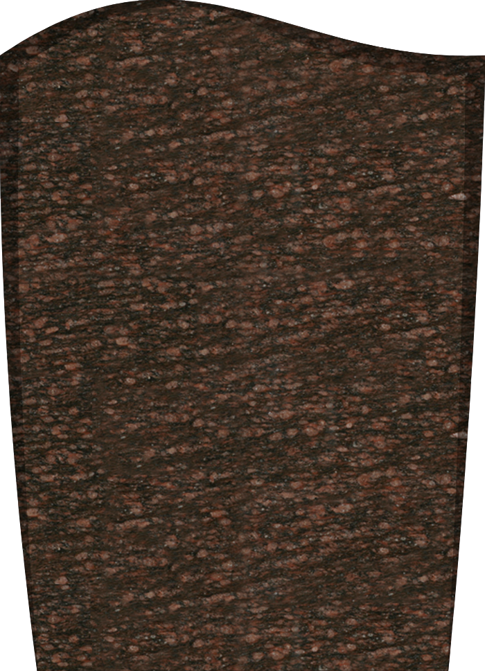 WAV094APCE.png Tall Wave Design 2-2x0-6x3-0 All Polished Catseye Brown - Image 1