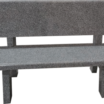 Park Bench 4-0x1-2x0-2 AP China Grey Back 4-0x0-2x1-2; (2) Legs 1-8x0-2.5x2-6