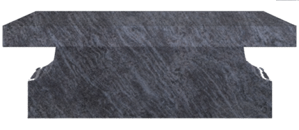 Pedestal Bench 3-0x1-2x0-4 AP Bahama Blue Pedestal 2-6x0-8x1-2