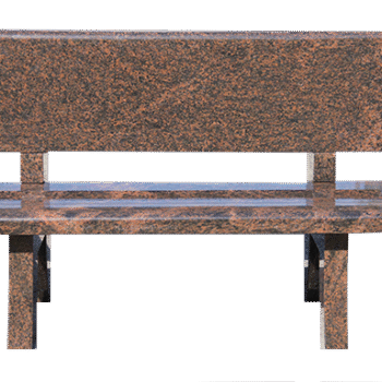 Park Bench 3-0x1-2x0-2 AP Rustic Brown Back 3-0x0-2x1-2; (2) Legs 1-8x0-2.5x2-6