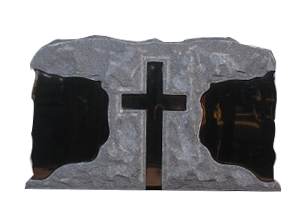 Cross Design 4-0x0-8x2-4 P2/BRP Jet Black Pol Cross and Polished front/sides as shown Back flat polish