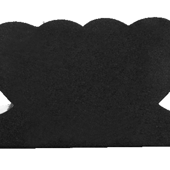 Double Heart 3-0x0-6x2-0 AP Dark Cloud Grey Contour Only