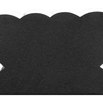 Double Heart 4-0x0-6x2-4 AP Dark Cloud Grey Contour Only