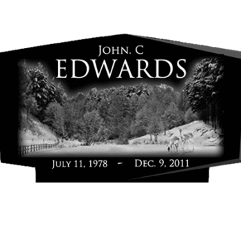 Rooftop w/ Chamfers 4-0x0-8x2-4 AP Jet Black Chamfers and 3/4" Recess on Front Only, Checks on Bottom