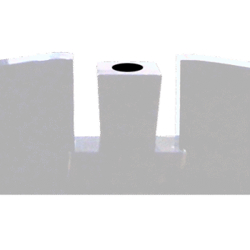 Wing Monument Set - AP China Grey 7-0x1-0x0-6 Base PFT/BRP/2" PM; (2) Half Serp Wings 2-0x0-6x1-10; Plinth 1-10x0-8x0-6 Taper Vase 0-8x0-6x0-10 w/ Core & Drain Hole