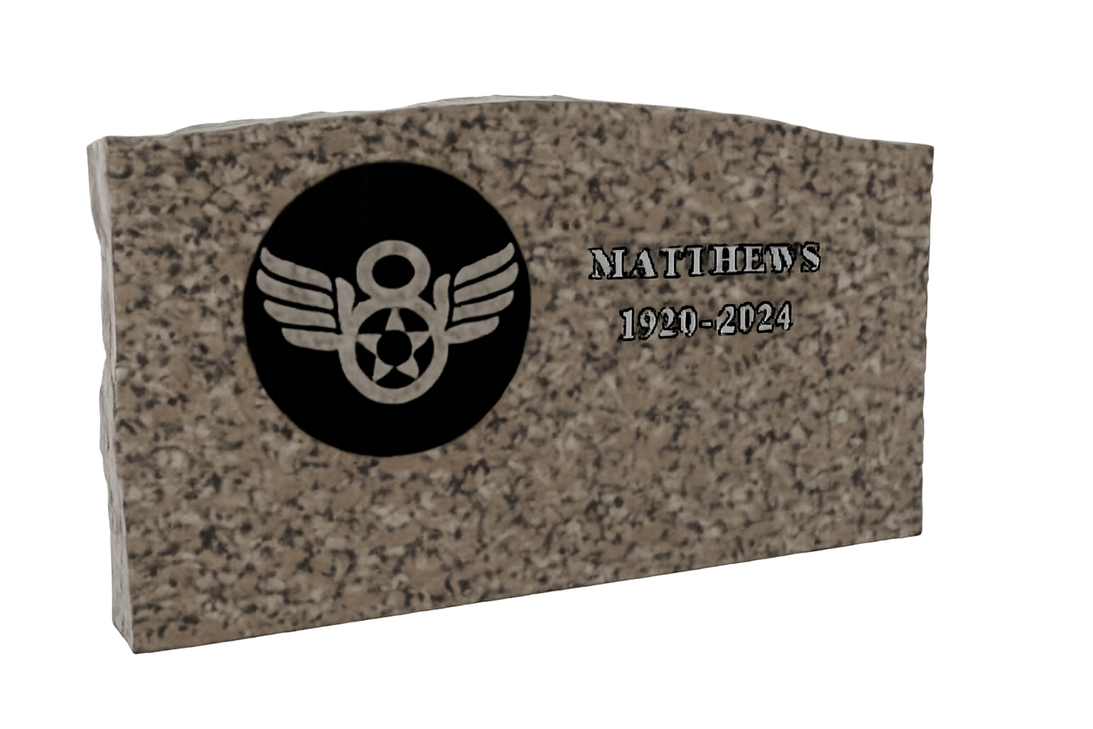 Eighth Air Force tribute headstone SERPTOP - Image 1
